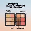 Make Up For Ever HD Skin All In One Palette H1 - Harmony 1 - Light to medium skintones