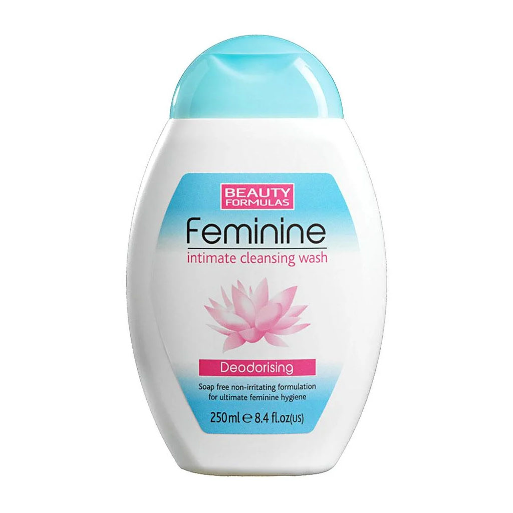 غسول نسائي لطيف للمناطق الحساسة Beauty Formulas Cleansing Wash Deodorising250ML