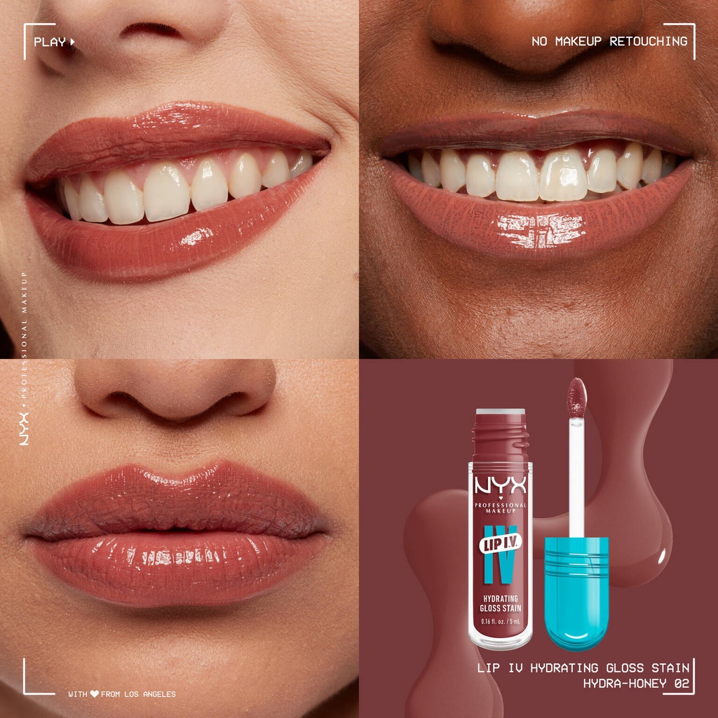 NYX Lip I.V. Hydrating Lip Gloss Stain