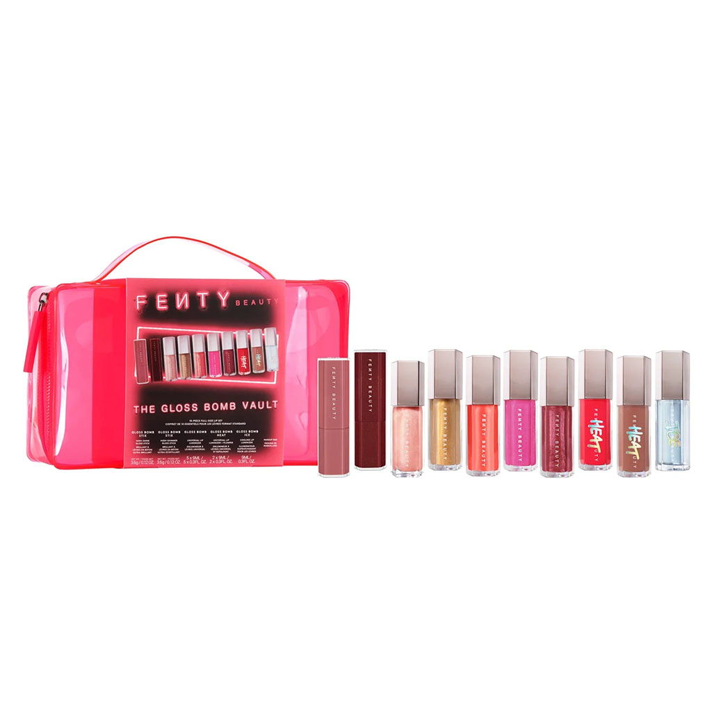 Fenty Beauty Gloss Bomb Vault 2025 10 Piece Full Size Lip Set